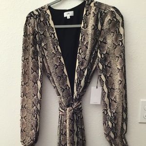 LPA, Snake Print, Jumpsuit, Size M
